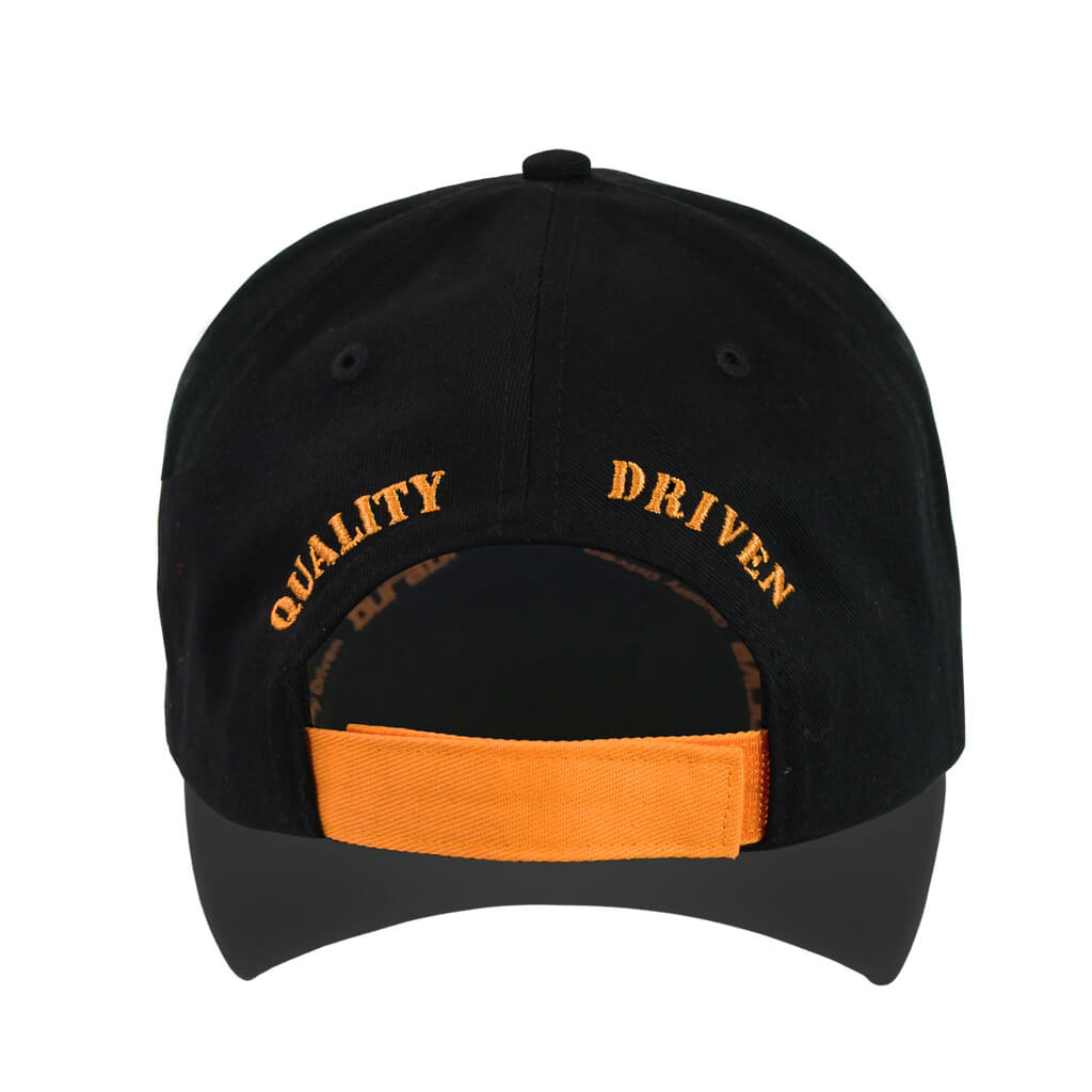 DuraDrive 28784 Black One Size Baseball Cap with Plastic Closure