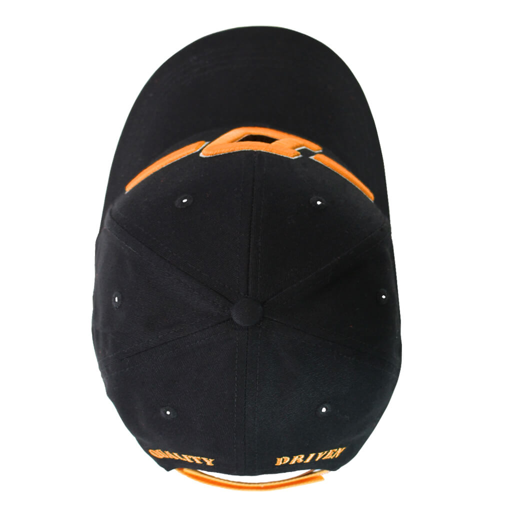 DuraDrive 28784 Black One Size Baseball Cap with Plastic Closure