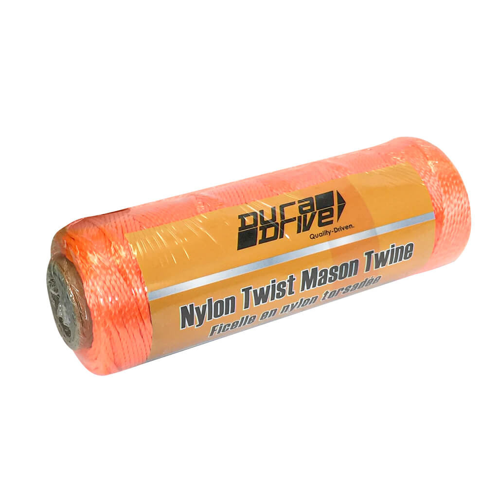 DuraDrive 550 ft. Bright Orange Twisted Nylon Mason Line Twine