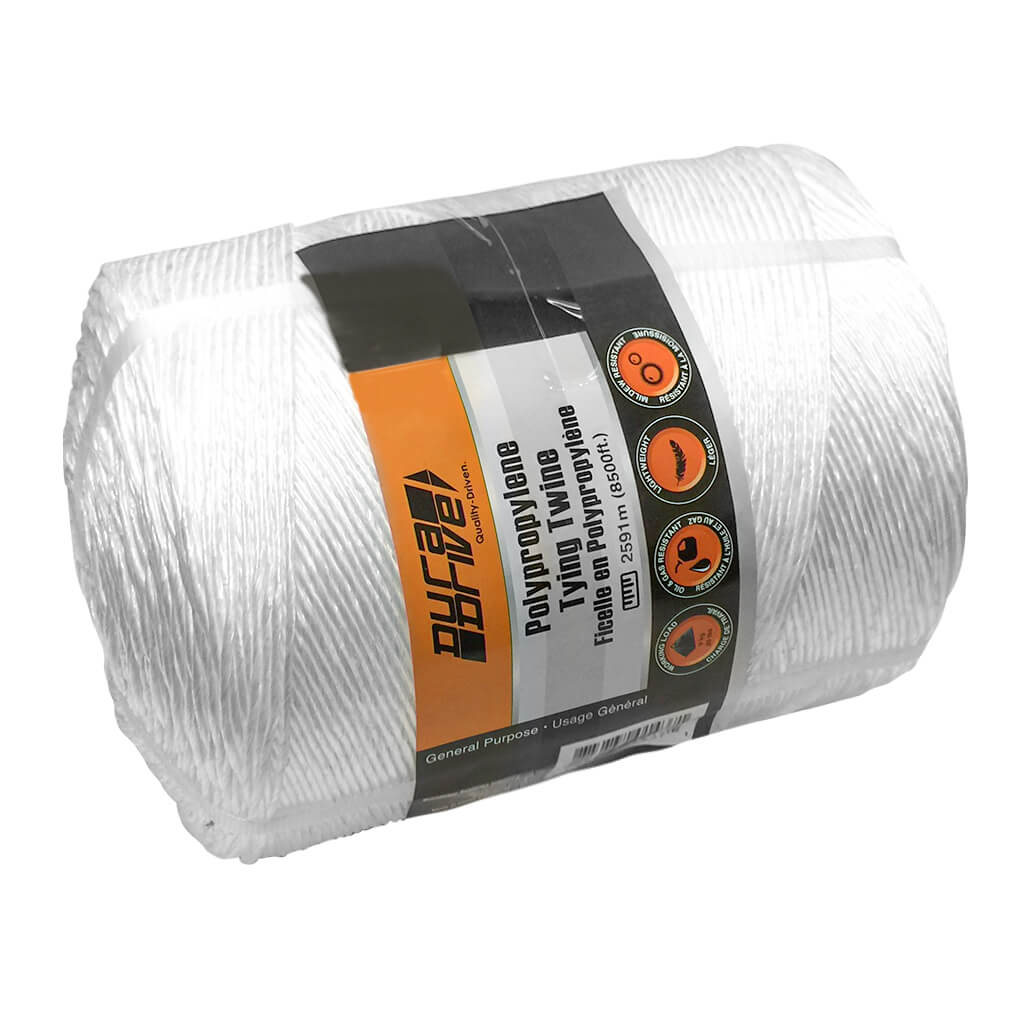 DuraDrive 8500 ft. White Polypropylene Utility Tying Twist Twine