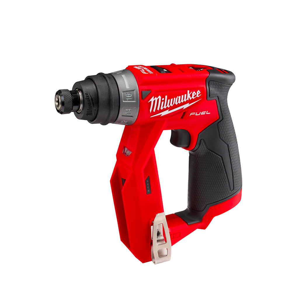 Milwaukee 2505-20 M12 FUEL 12-Volt Lithium-Ion 3/8 in. Brushless Installation Drill/Driver With 4 Tool Head (Tool Only)