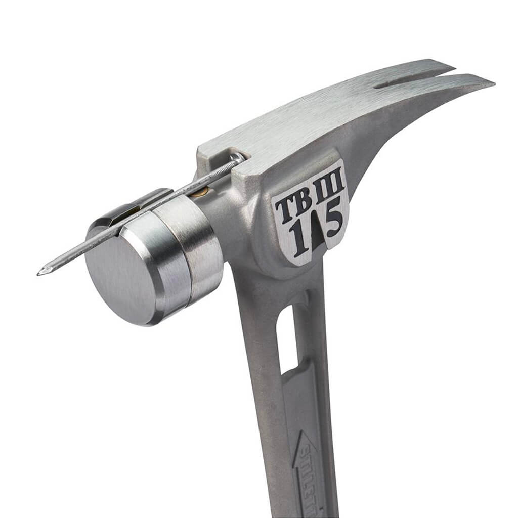 Stiletto TB3SC 15 oz. 18 in. TI-BONE Curved Handle Titanium Smooth Face Hammer