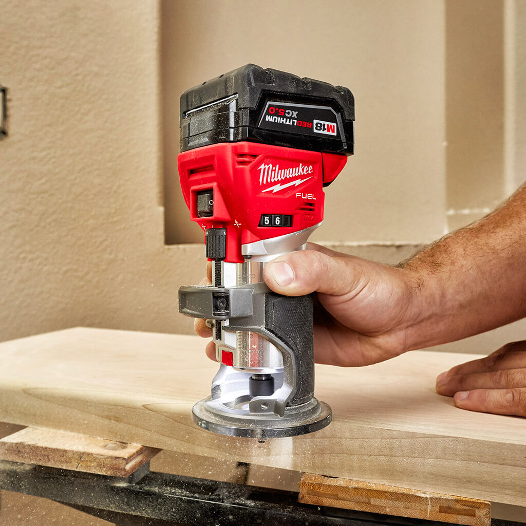 Milwaukee 2723-20 M18 FUEL 18-Volt Lithium-Ion Brushless Compact Router (Tool Only)