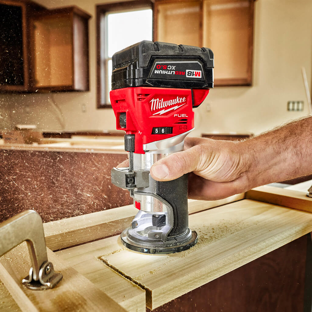 Milwaukee 2723-20 M18 FUEL 18-Volt Lithium-Ion Brushless Compact Router (Tool Only)