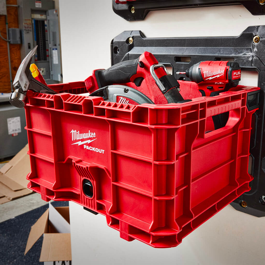 Milwaukee 48-22-8440 18.6 in. PACKOUT Tool Storage Crate Bin