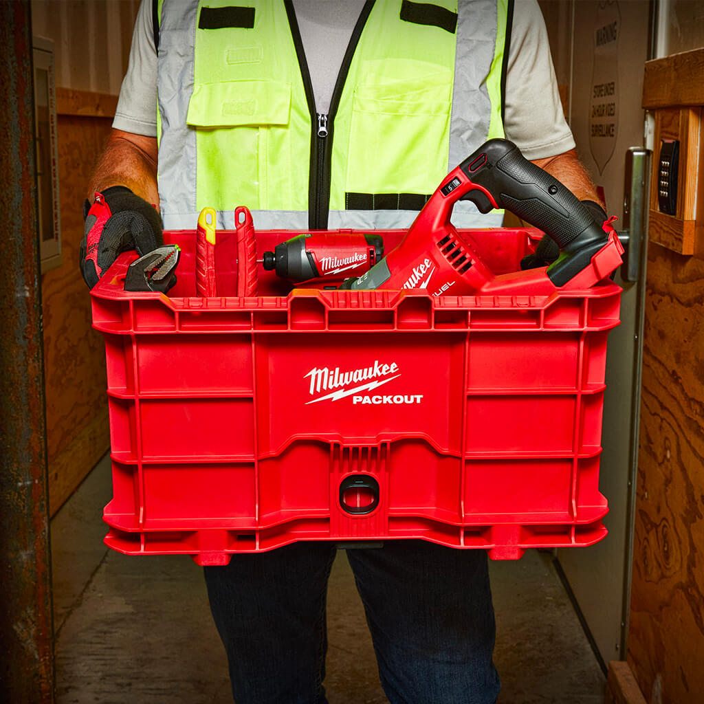 Milwaukee 48-22-8440 18.6 in. PACKOUT Tool Storage Crate Bin