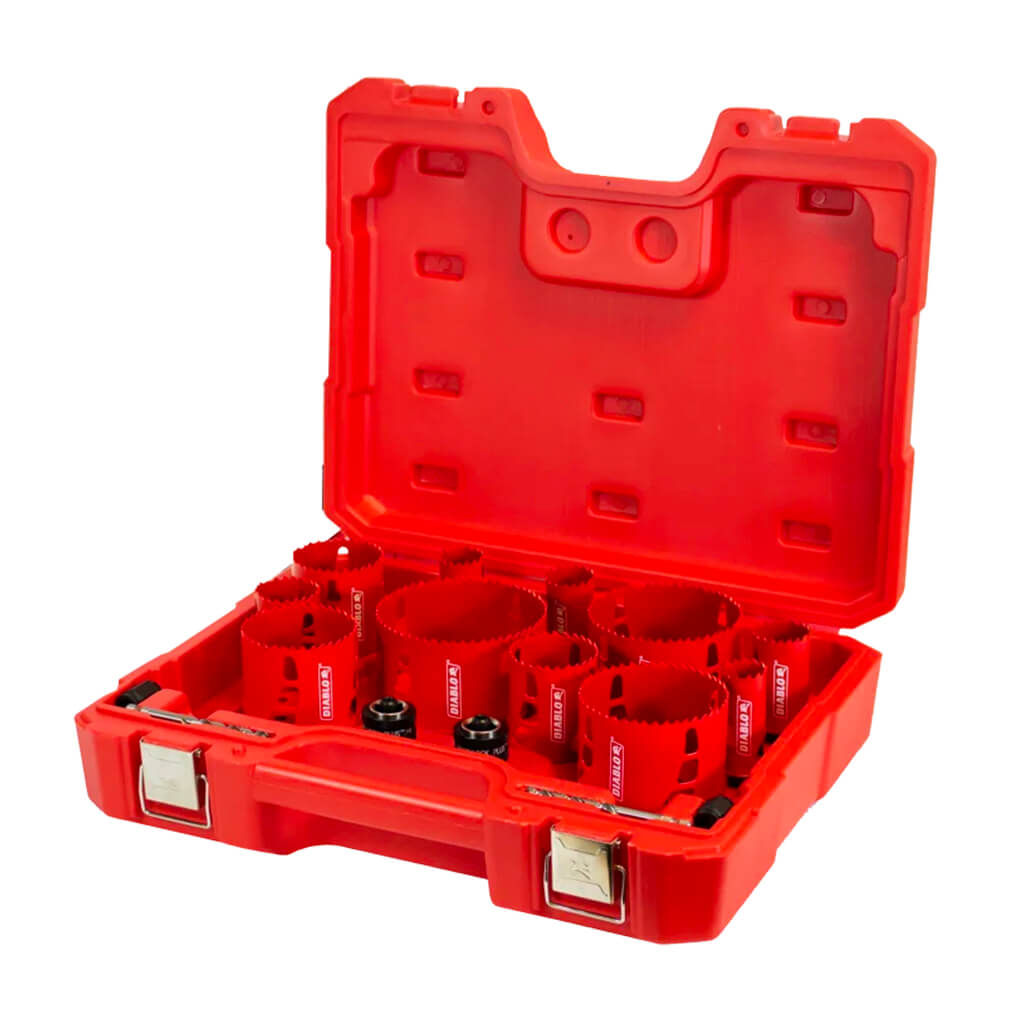 Freud Diablo DHS17SPL Plumbers Bi-Metal Mandrel Shank Hole Saw Set (17-Piece)