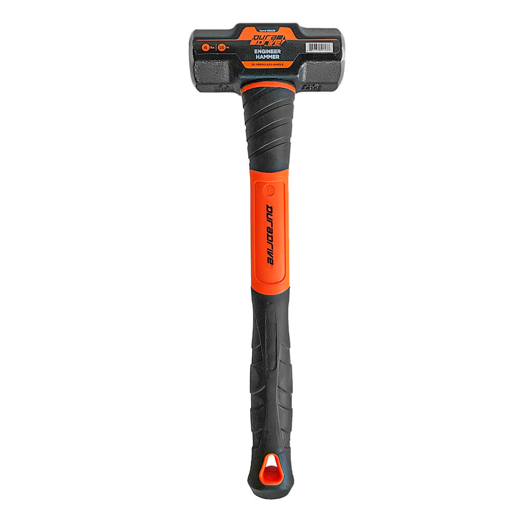 DuraDrive 4 lb. 16 in. Engineering Sledge Hammer with Fibreglass Handle