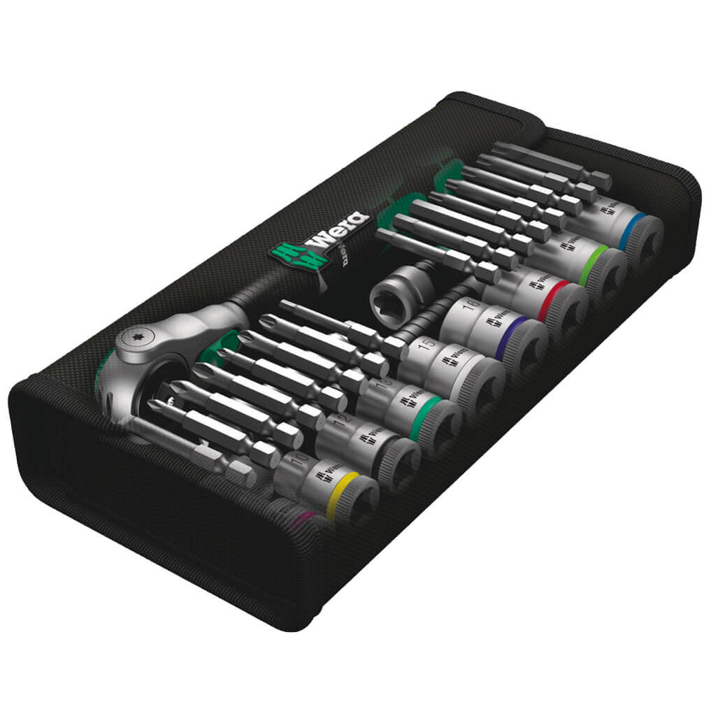 Wera 05004046001 3/8 in. Drive Zyklop Speed Ratchet Metric Set (29-Piece)