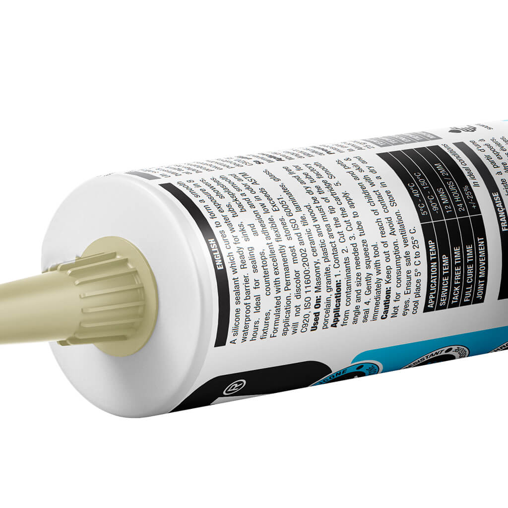 Selsil 280-mL Almond Kitchen and Bath Silicone Sealant