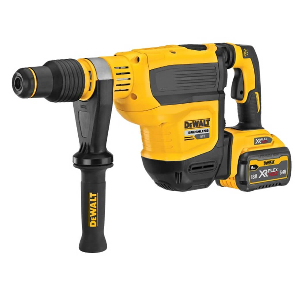 DEWALT DCH614X2 60-Volt MAX Lithium-Ion 1-3/4 in. Brushless SDS MAX Combination Rotary Hammer Kit