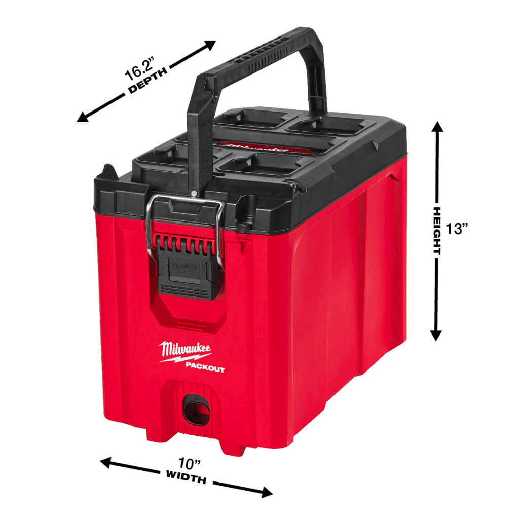 Milwaukee 48-22-8422 16 in. x 10 in. x 13 in. PACKOUT Compact Tool Box