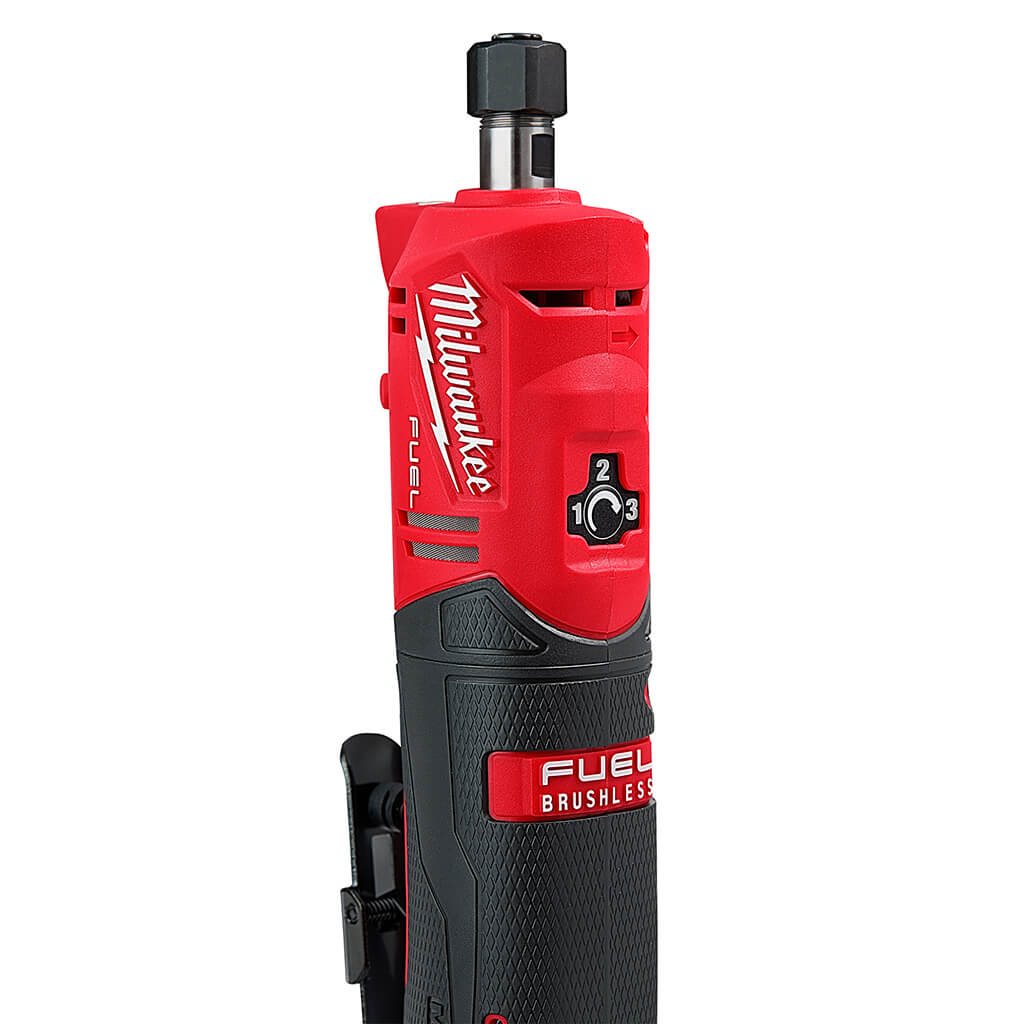 Milwaukee 2486-20 M12 FUEL 12-Volt Lithium-Ion 1/4 in. Brushless Straight Die Grinder (Tool Only)