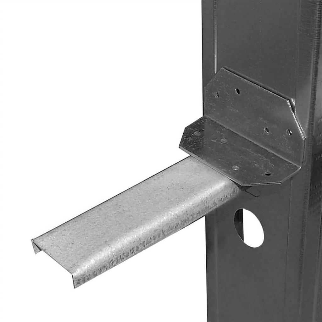 DuraDrive C54 3/4 in. x 1/2 in. x 12 ft. 18-Gauge Metal Stiffener Channel