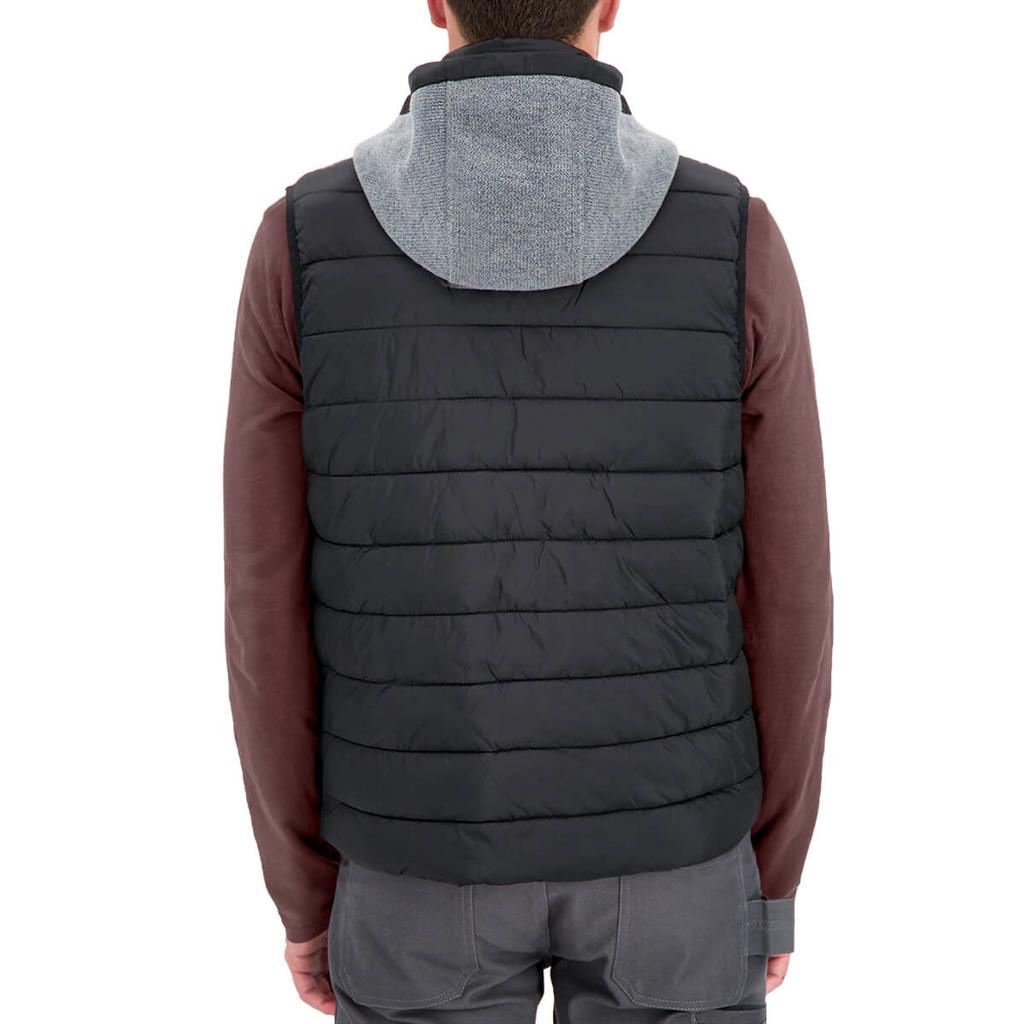 DuraDrive Men's WIZARD GREEN LABEL Quilted Vest with Hoodie