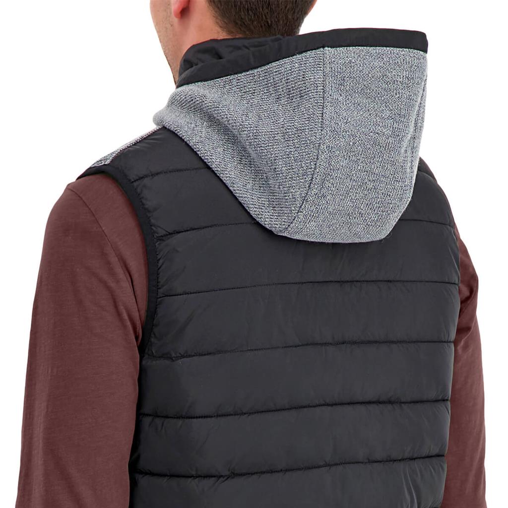 DuraDrive Men's WIZARD GREEN LABEL Quilted Vest with Hoodie