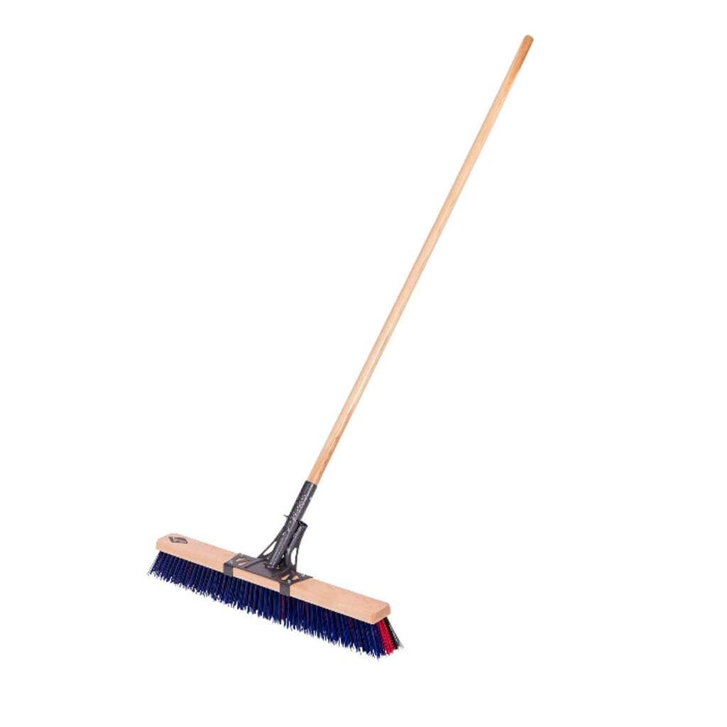 Garant GPMEBRS24 24 in. Max Efficiency Push Broom with 60 in. Long Hardwood Handle