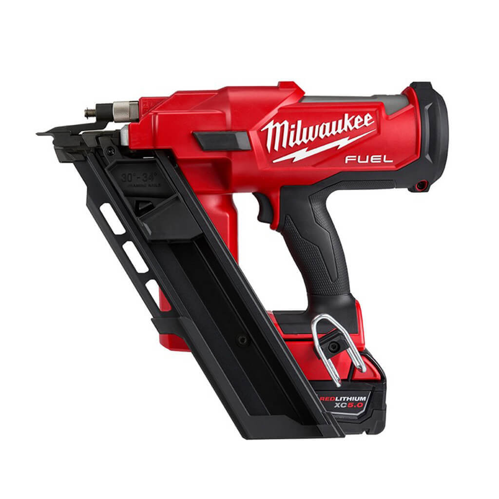 Milwaukee 2745-21 M18 FUEL 18-Volt Lithium-Ion 30-Degree Brushless Framing Nailer Kit