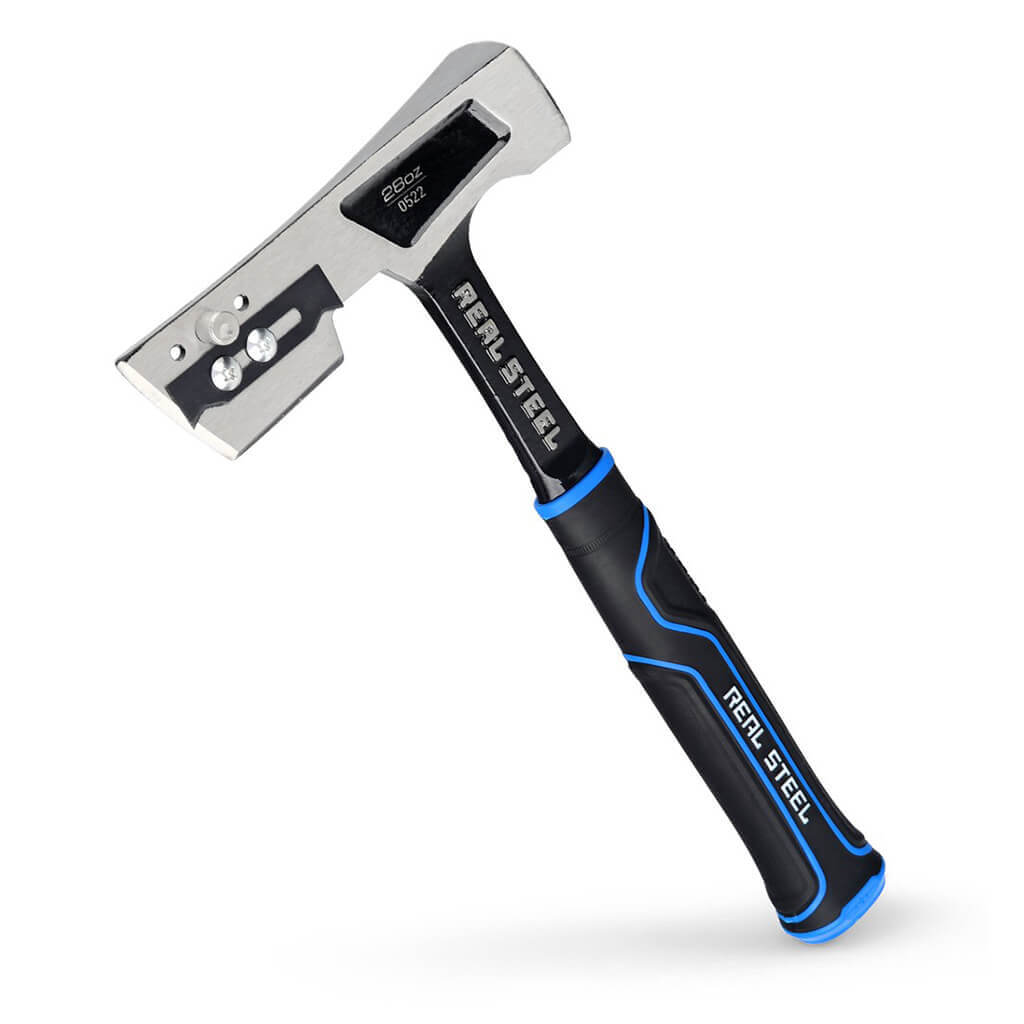 REAL STEEL 0522 28-oz. Forged One-Piece Steel Shingler Hatchet with Blade