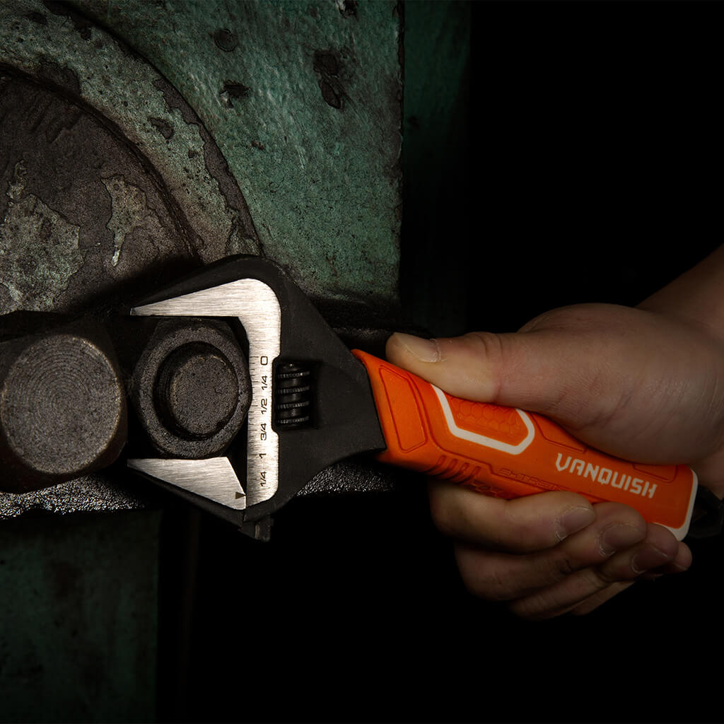 VANQUISH 3151 6 in. EXTRA WIDE-OPEN Adjustable Wrench