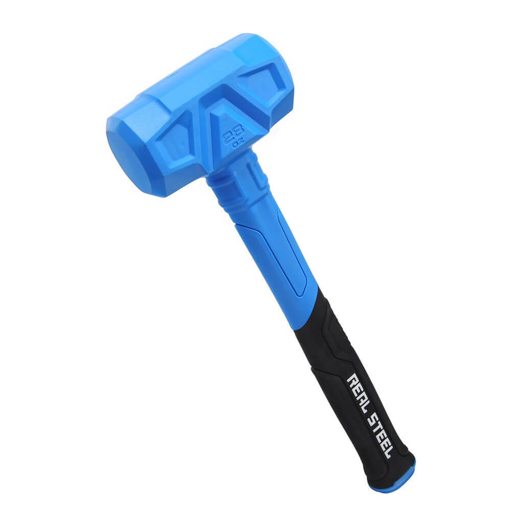 REAL STEEL 0317 28-oz. Blue Soft Face Dead Blow Hammer