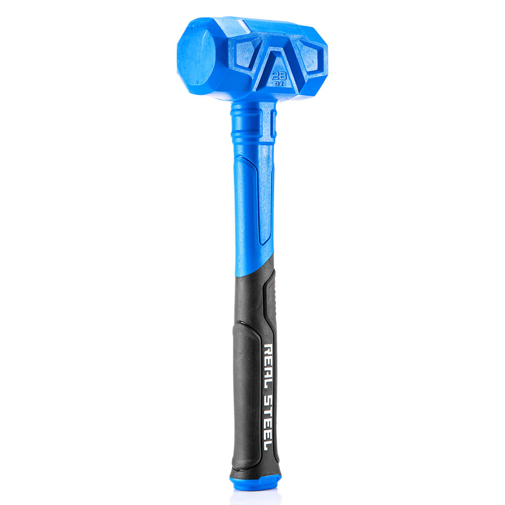 REAL STEEL 0317 28-oz. Blue Soft Face Dead Blow Hammer