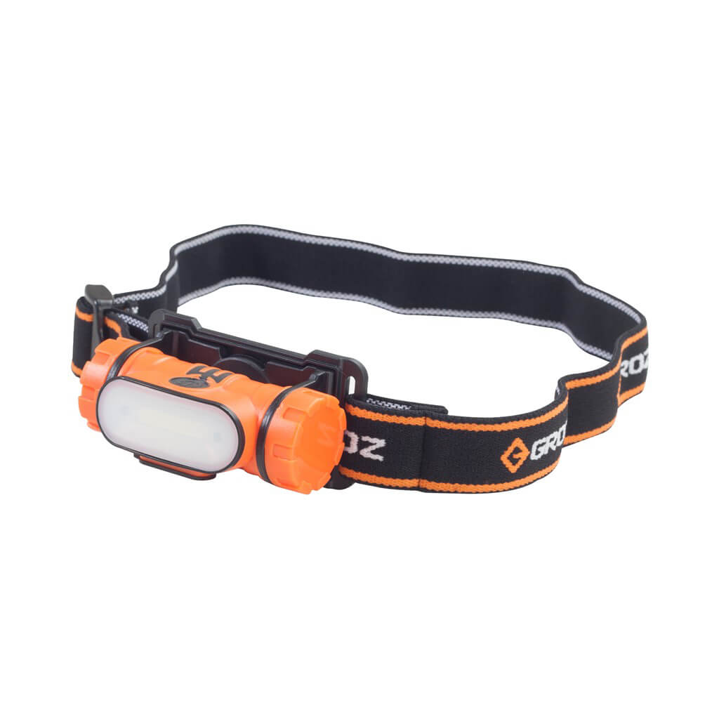 GROZ 220 3W COB Rechargeable Head Lamp with Sensor 