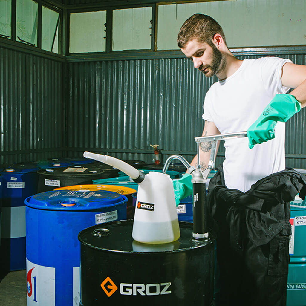 GROZ MSR/P/F-5 5-Litre Flexible Spout Plastic Measure