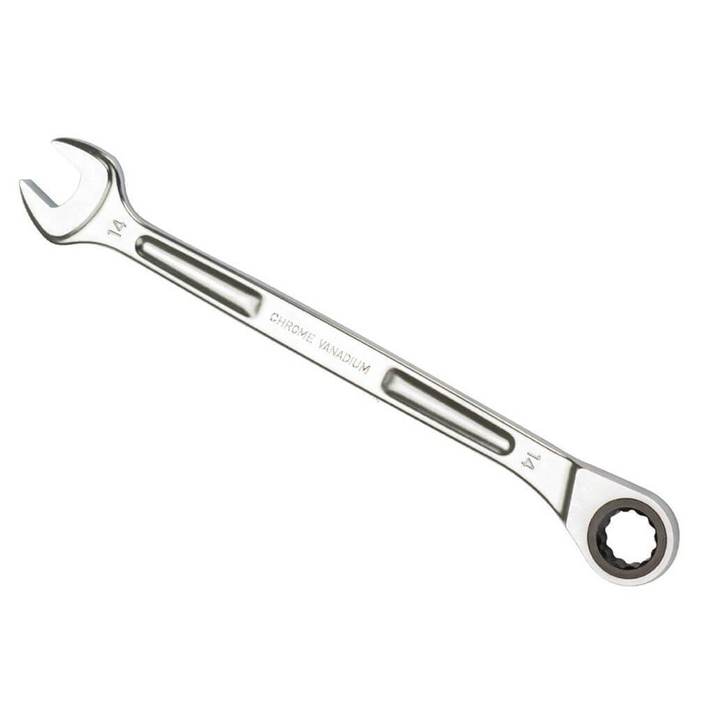 GROZ CSP/XRT/14/UG 14mm Extra-Long Combination Non-Reversible Ratcheting Wrench