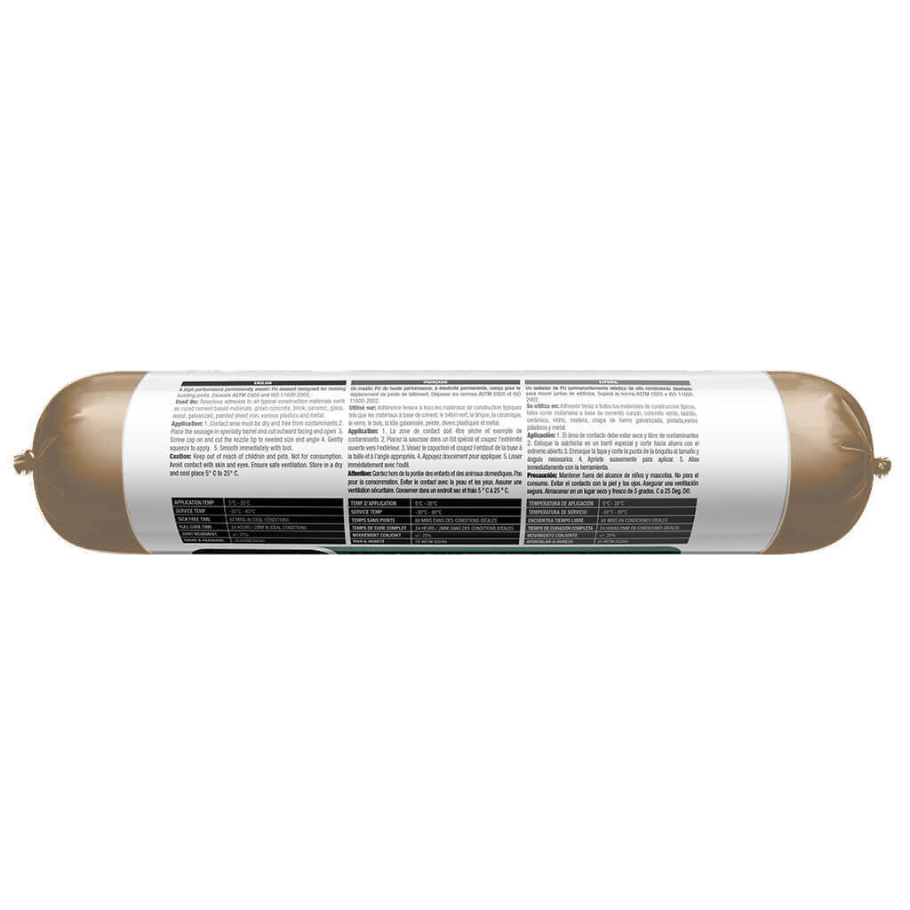 Selsil 600-mL Sandalwood Masonry and Metal Expanding Joints Polyurethane Adhesive Sealant Sausage