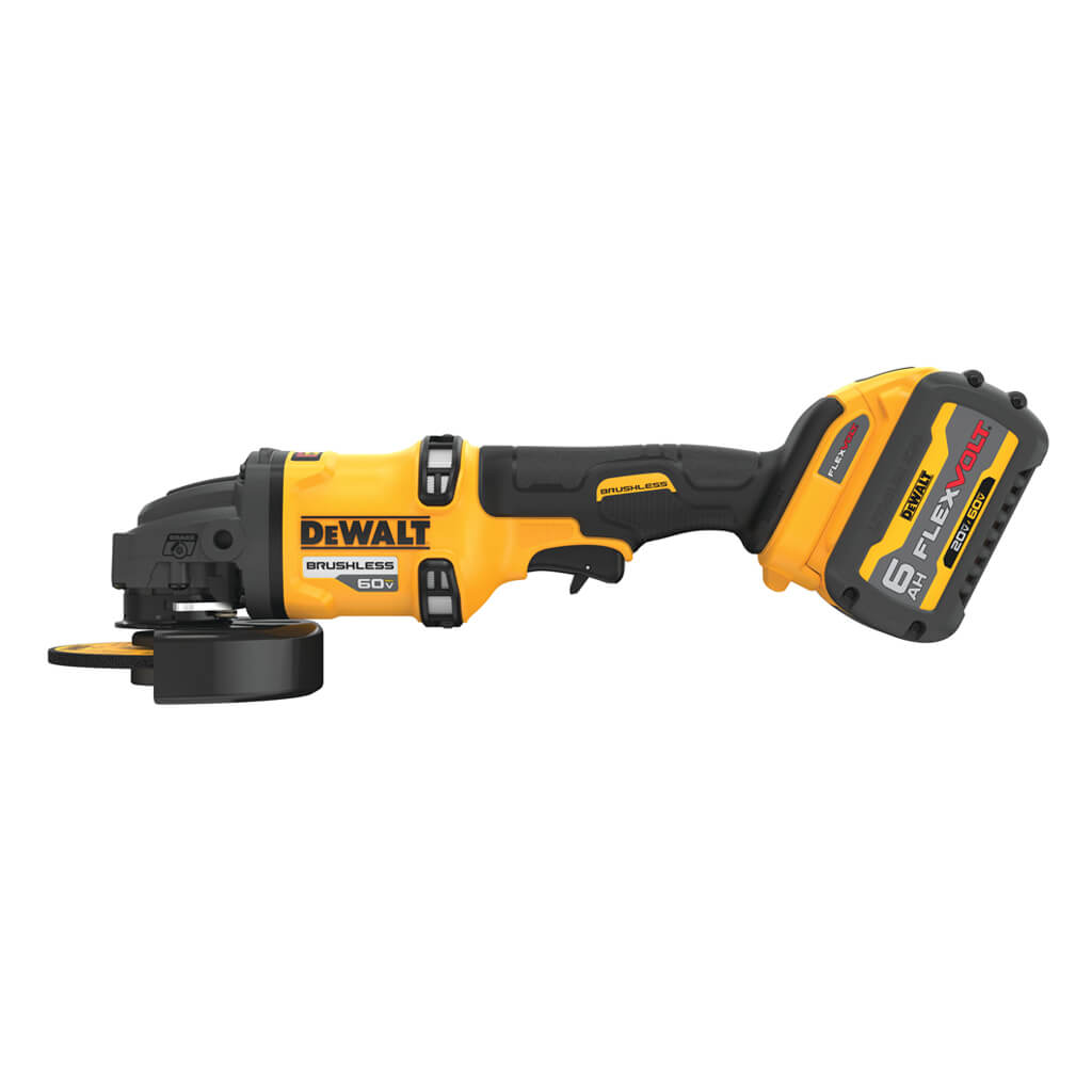 DEWALT DCG418X1 FLEXVOLT 60-Volt MAX Lithium-Ion 4-1/2 in. - 6 in. Brushless Grinder Kit with Kickback Brake