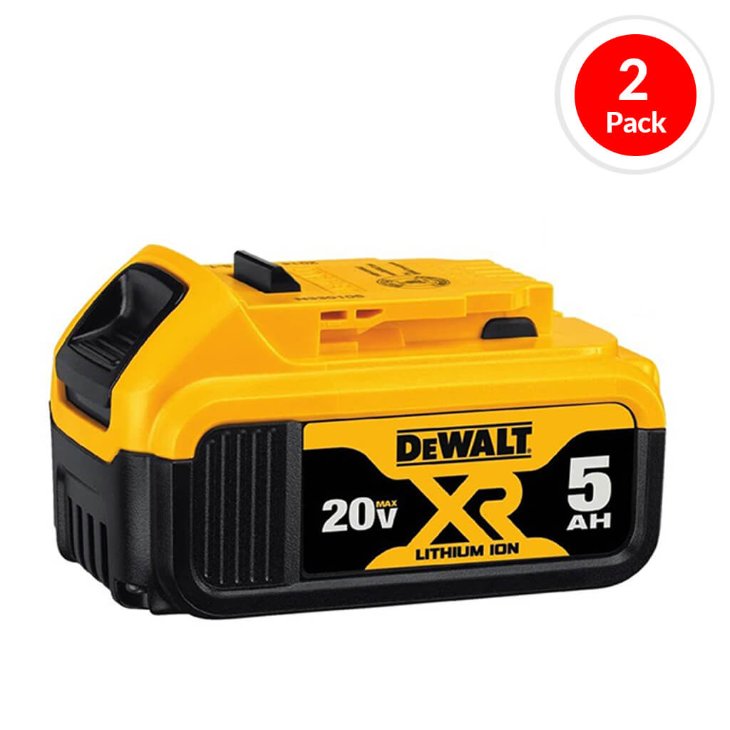 DEWALT DCB205-2 20-Volt MAX XR 5.0 Ah Lithium-Ion Battery (2-Pack)