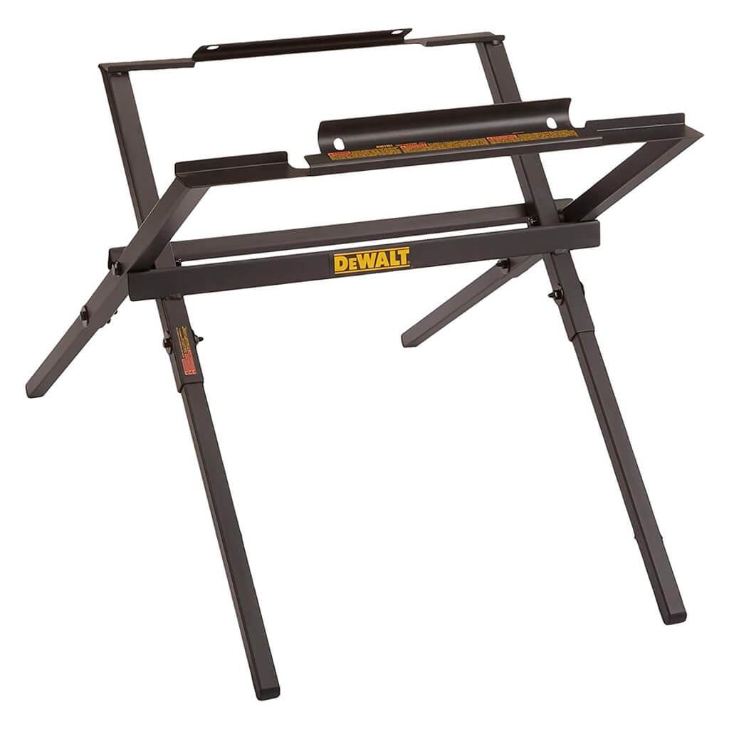 DEWALT DWE7485+DW7451+DWA181440 8-1/4 in. Compact Jobsite Table Saw with Stand and Blade