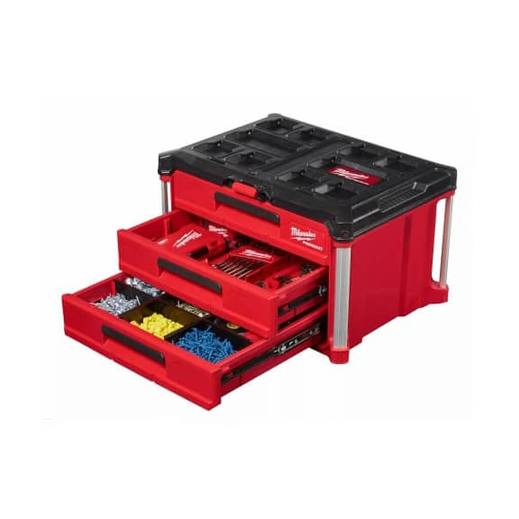 Milwaukee 48-22-8443 PACKOUT 3-Drawer Tool Box