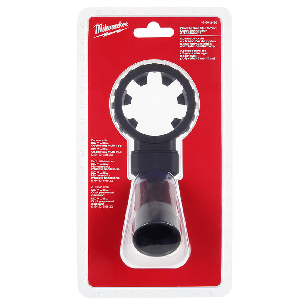 Milwaukee 49-90-2420 M12/M18 FUEL Oscillating Multi-Tool Dust Extractor Attachment