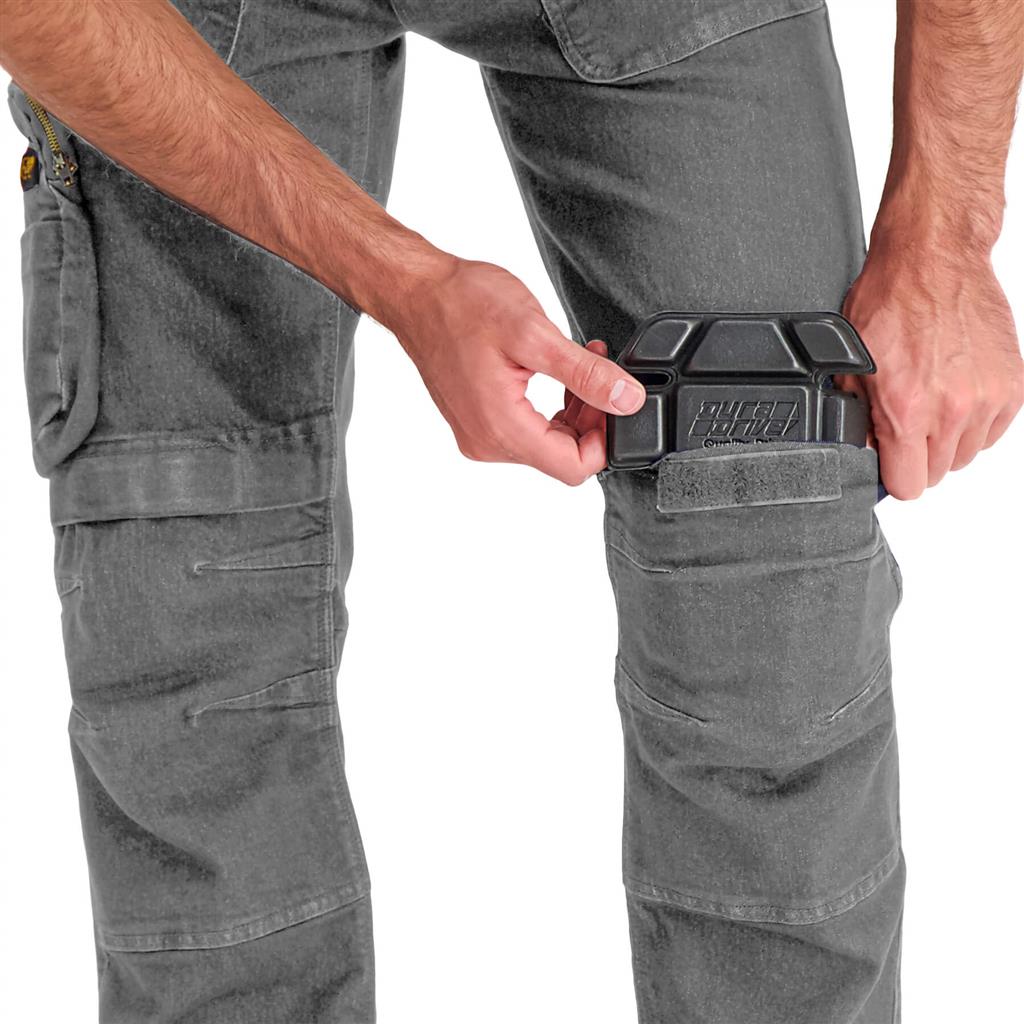 DuraDrive Men's FREEDOM Denim Grey Jeans Work Pants