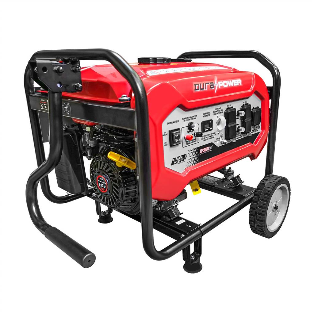 DuraDrive DP3500XC 2,800-Watt 212cc Gas Generator with Wheel Cart