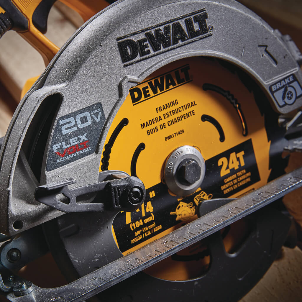 DEWALT DCS573B 20-Volt MAX Lithium-Ion 7-1/4 in. Brushless Circular Saw with FLEXVOLT ADVANTAGE (Tool Only)