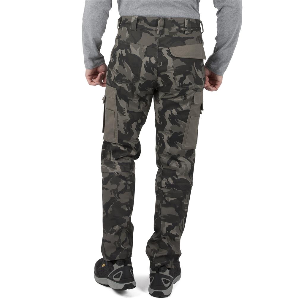 DURADRIVE MEN'S COMPASS CONVERTIBLE CARGO PANTS RED LABEL- CAMO