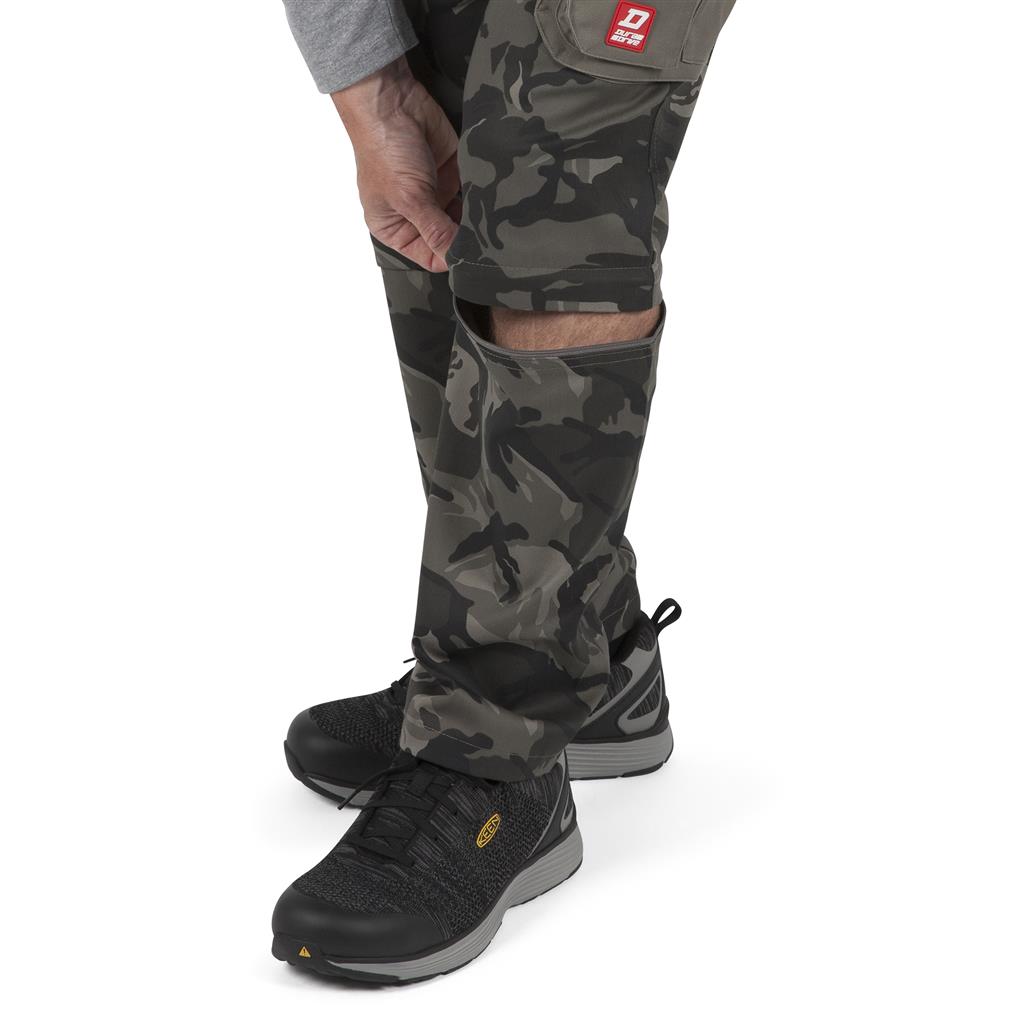 DURADRIVE MEN'S COMPASS CONVERTIBLE CARGO PANTS RED LABEL- CAMO