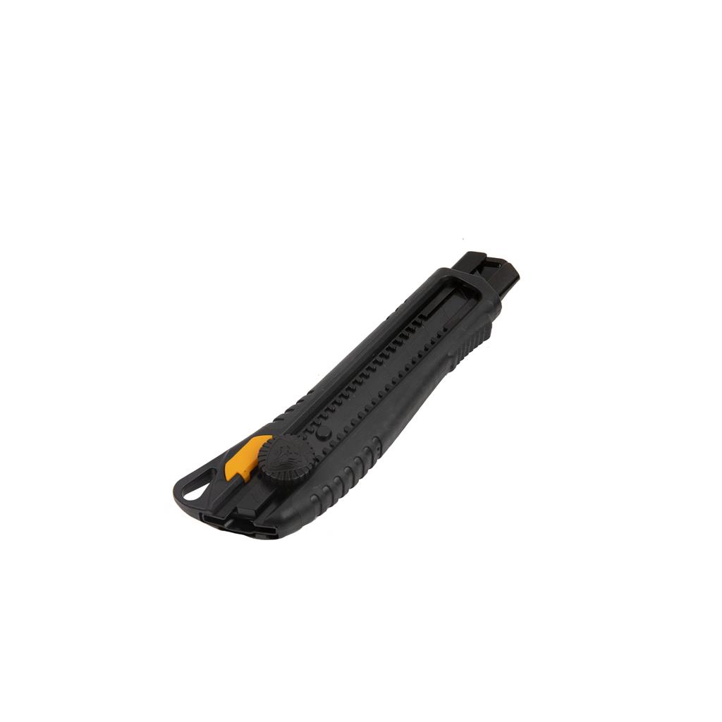 SABERCUT RUBBER CUSHION GRIP WHEEL LOCK UTILITY KNIFE 25MM