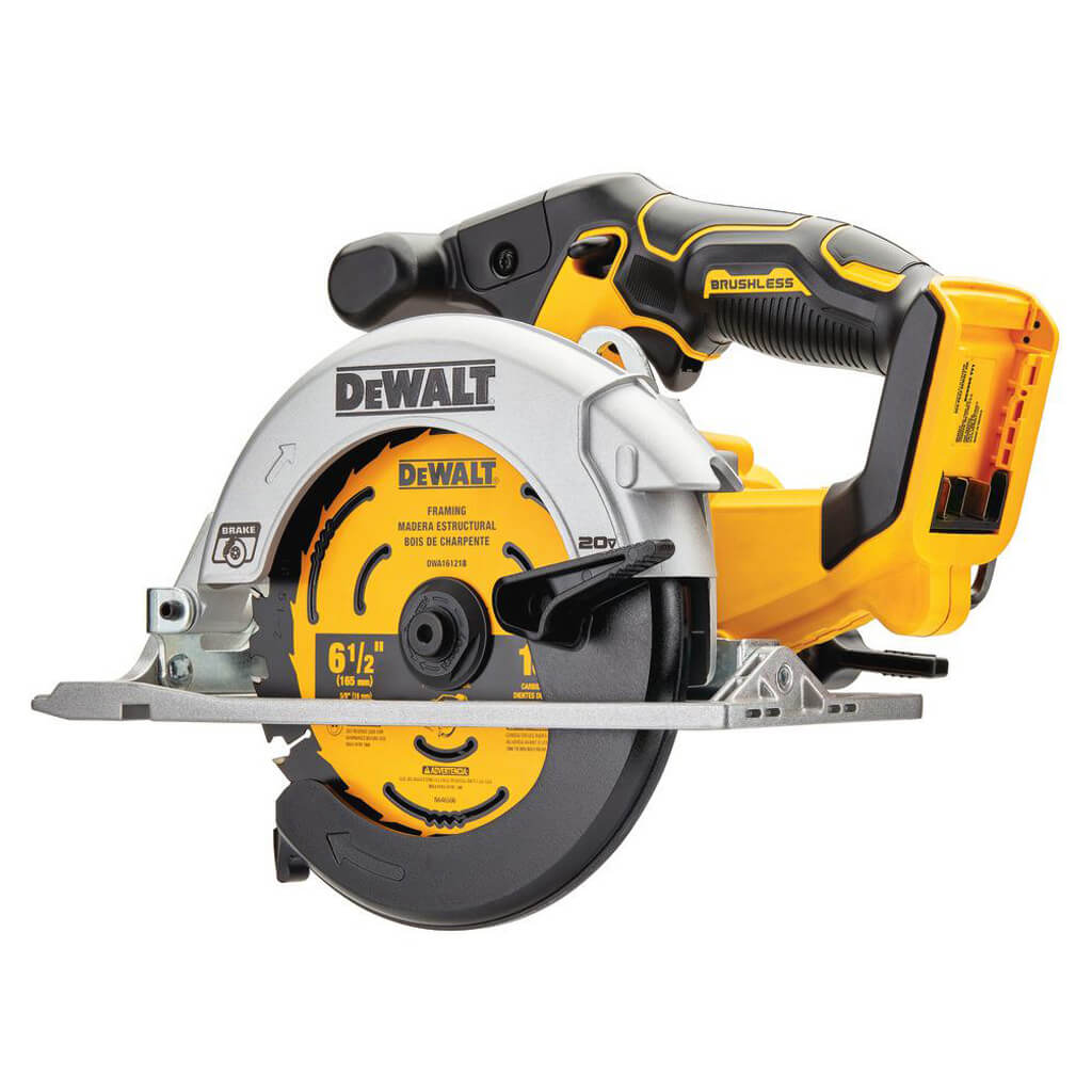 DEWALT DCS565B 20-Volt MAX Lithium-Ion 6-1/2 in. Brushless Circular Saw (Tool Only)