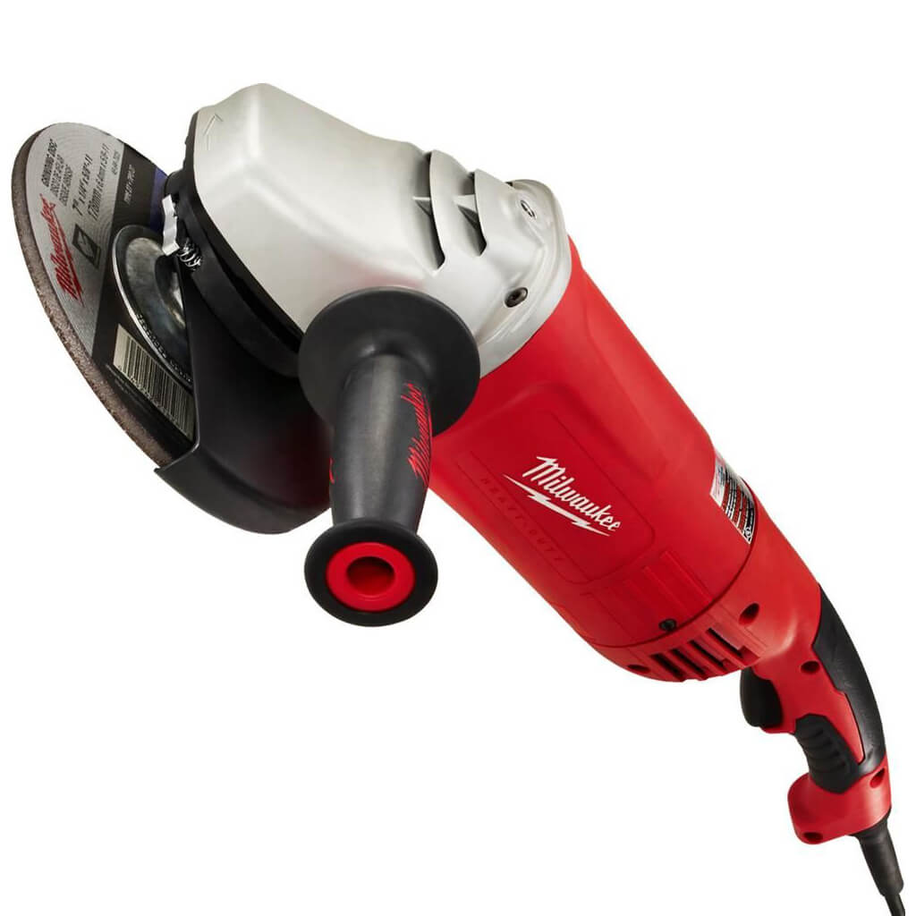 Milwaukee 6088-31 7 in. / 9 in. 15 Amp Corded Non Lock-On Large Angle Grinder