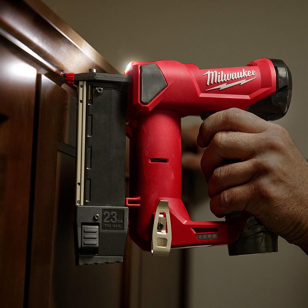 Milwaukee 2540-20 M12 12-Volt Lithium-Ion 23-Gauge Cordless Pin Nailer (Tool Only)