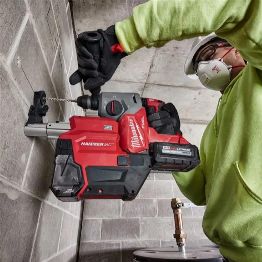 Milwaukee 2912-20 M18 FUEL 18-Volt Lithium-Ion 1 in. Cordless Brushless SDS Plus Rotary Hammer (Tool Only)