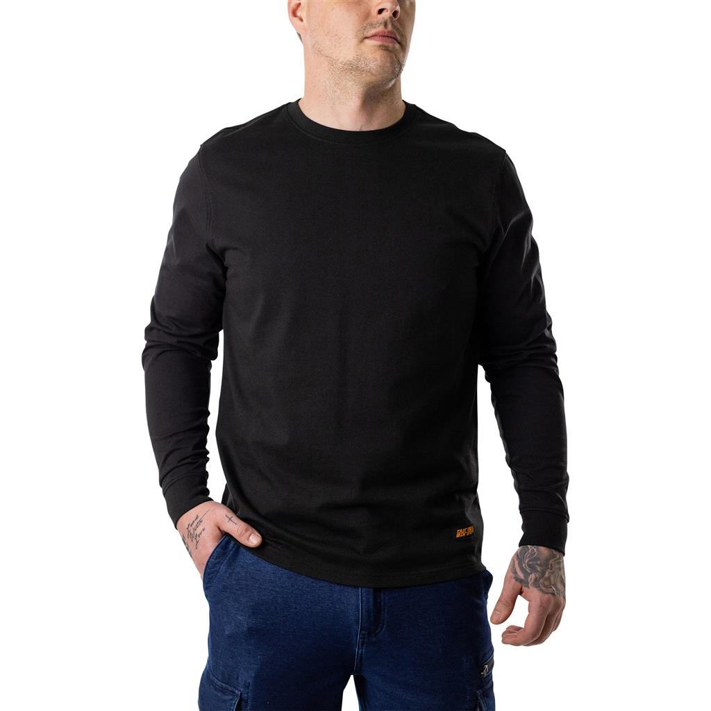 DURADRIVE XPRESS L/S CREW NECK T-SHIRT - CHARCOAL OR OLIVE GREY