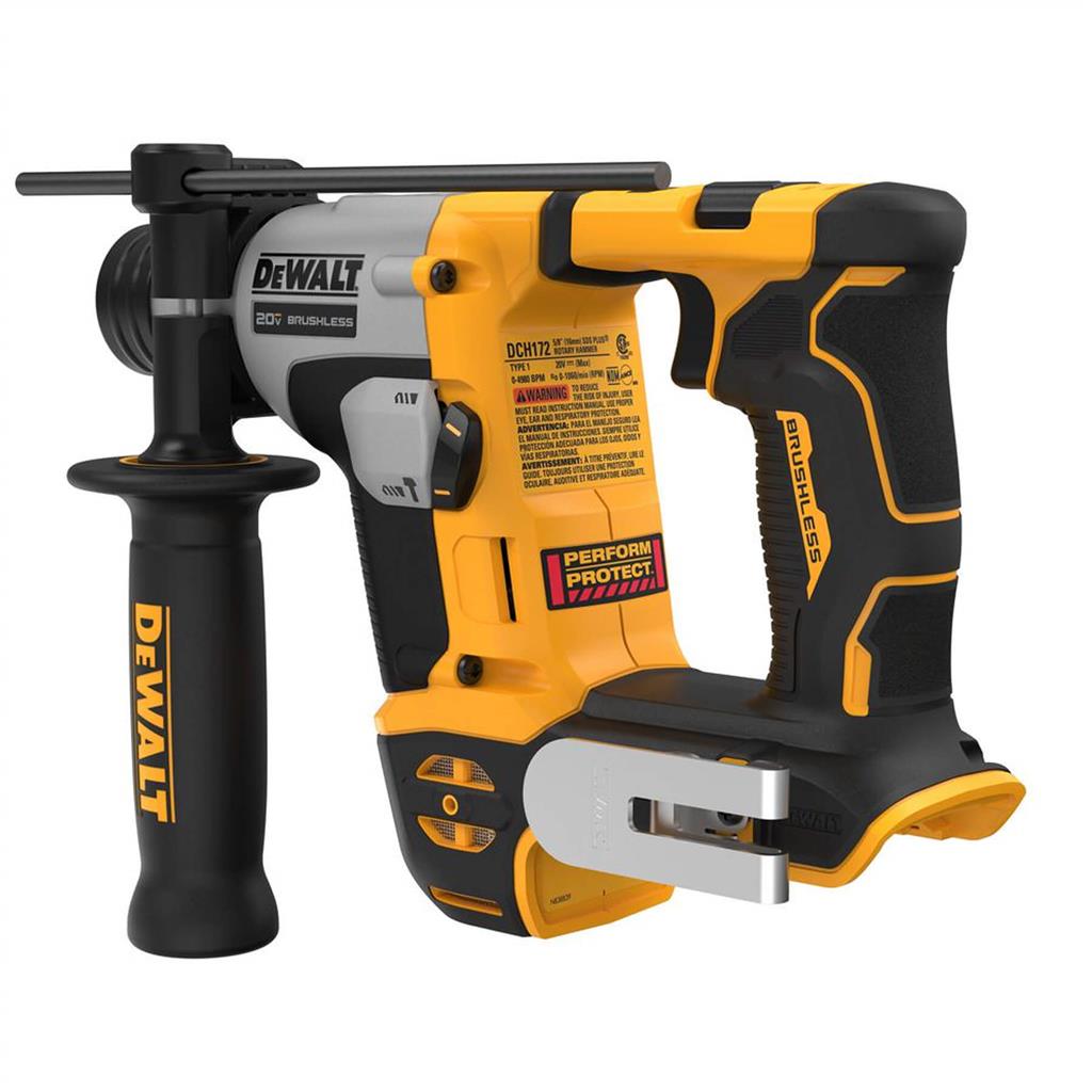 DEWALT DCH172B 20-Volt MAX XR Lithium-Ion 5/8 in. Cordless Brushless SDS-Plus Rotary Hammer Drill (Tool Only)