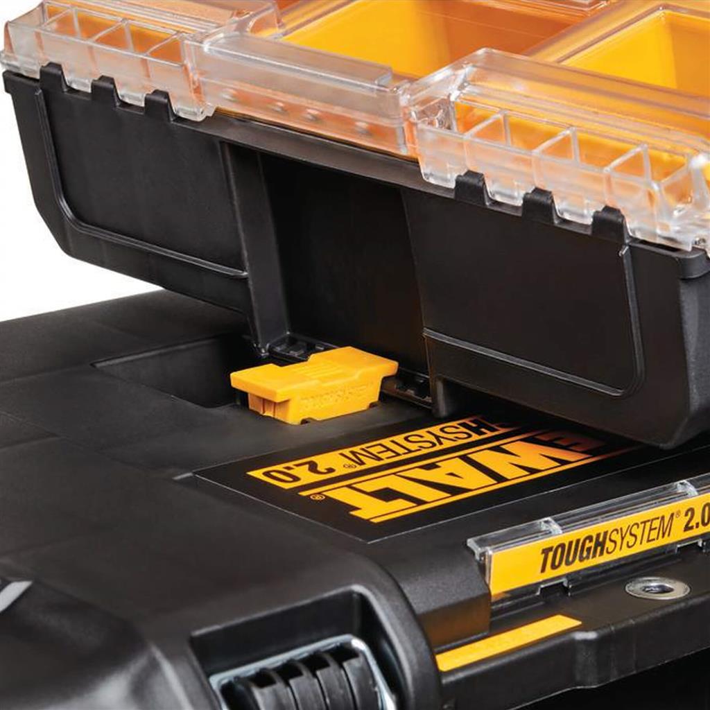 DEWALT DWST08020 ToughSystem 2.0 6-Compartment Deep Compact Organizer