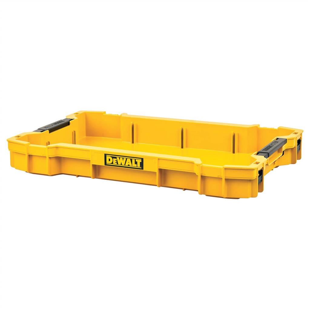 DEWALT DWST08110 ToughSystem 2.0 Portable Stackable Shallow Tool Tray