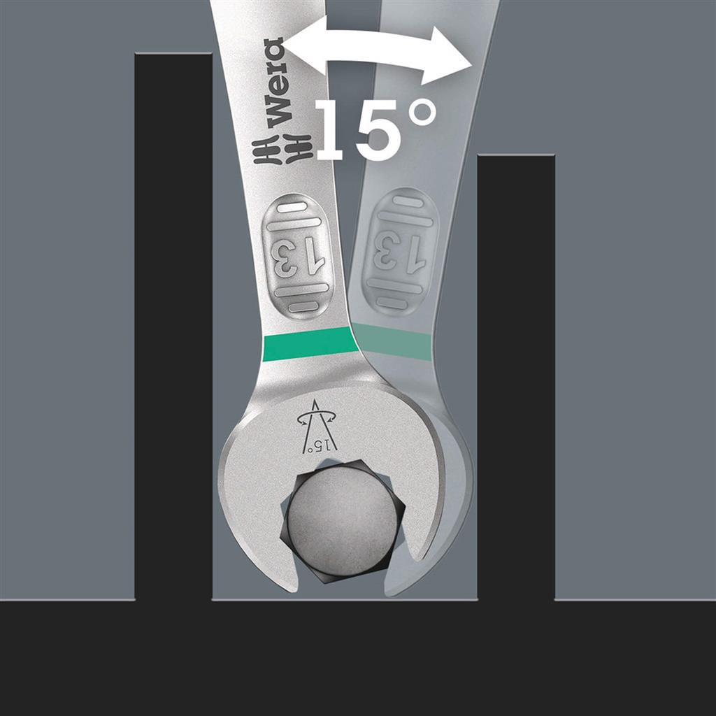 Wera 05020230001 Joker 6003 Metric Combination Wrench Set (5-Piece)